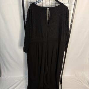 Torrid Size 30 Black Lace Top Jumpsuit